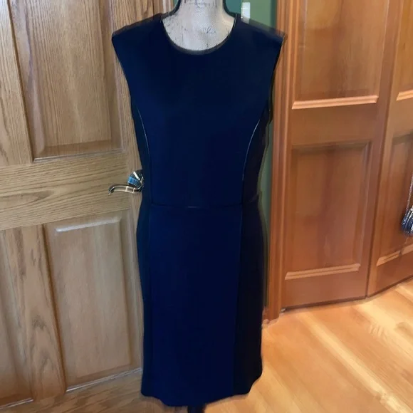 NWT TORY BURCH SZ LARGE navy dress sexy professional date girls night designer - Picture 2 of 15
